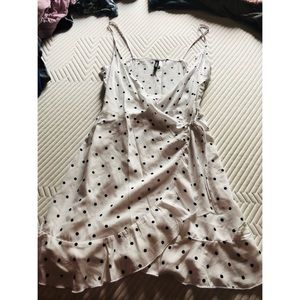 H&M polka dot wrap dress